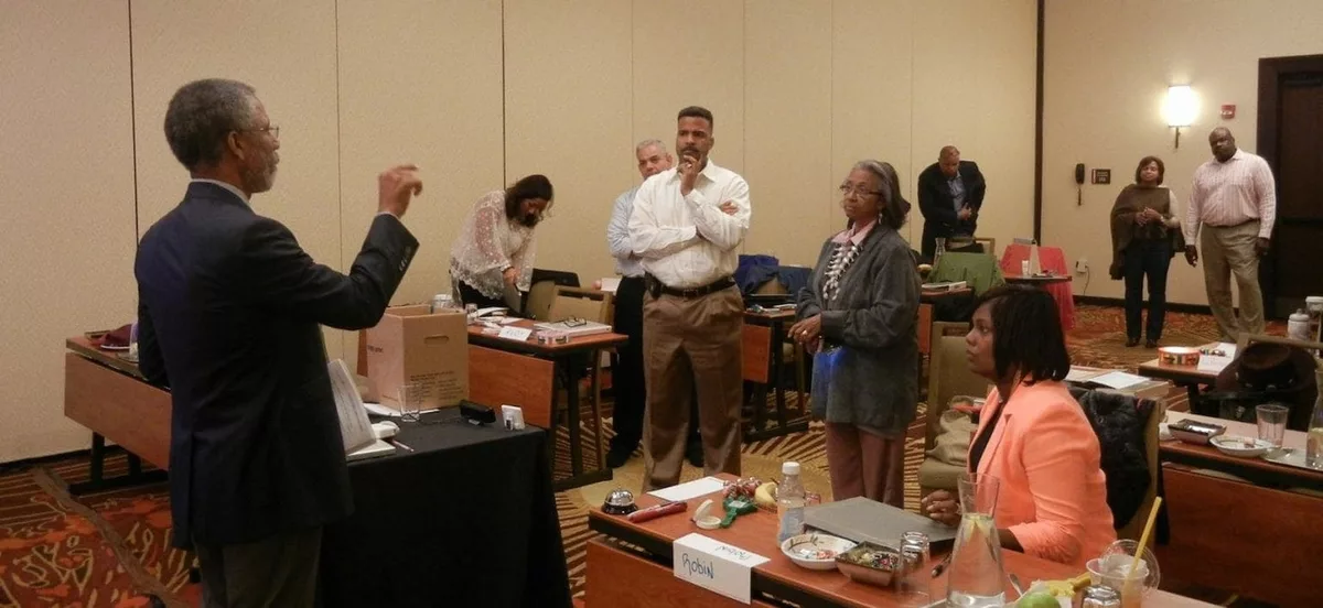 DTUI facilitating a live training session